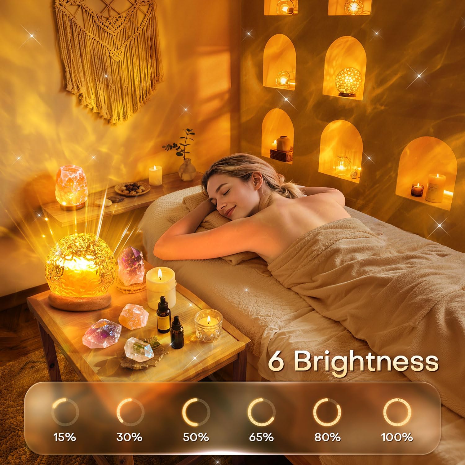 Ambient Room Light — 16 Colours, 3-in-1 Sunset and Mood Lamp - Image 5