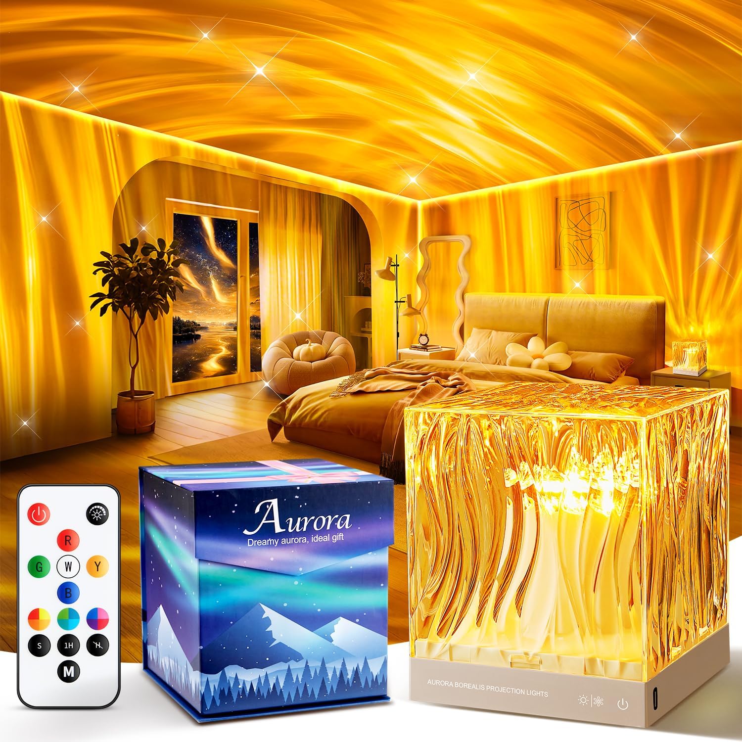 Ambient Room Light — 16 Colours, 3-in-1 Sunset and Mood Lamp - Image 12