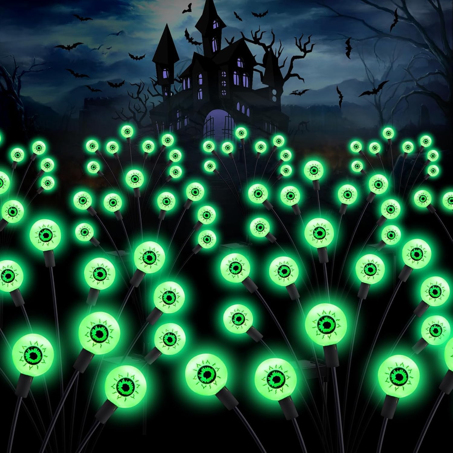 Solar Firefly Garden Lights — 4 Pack, 32 LED, Fairy Style - Image 11