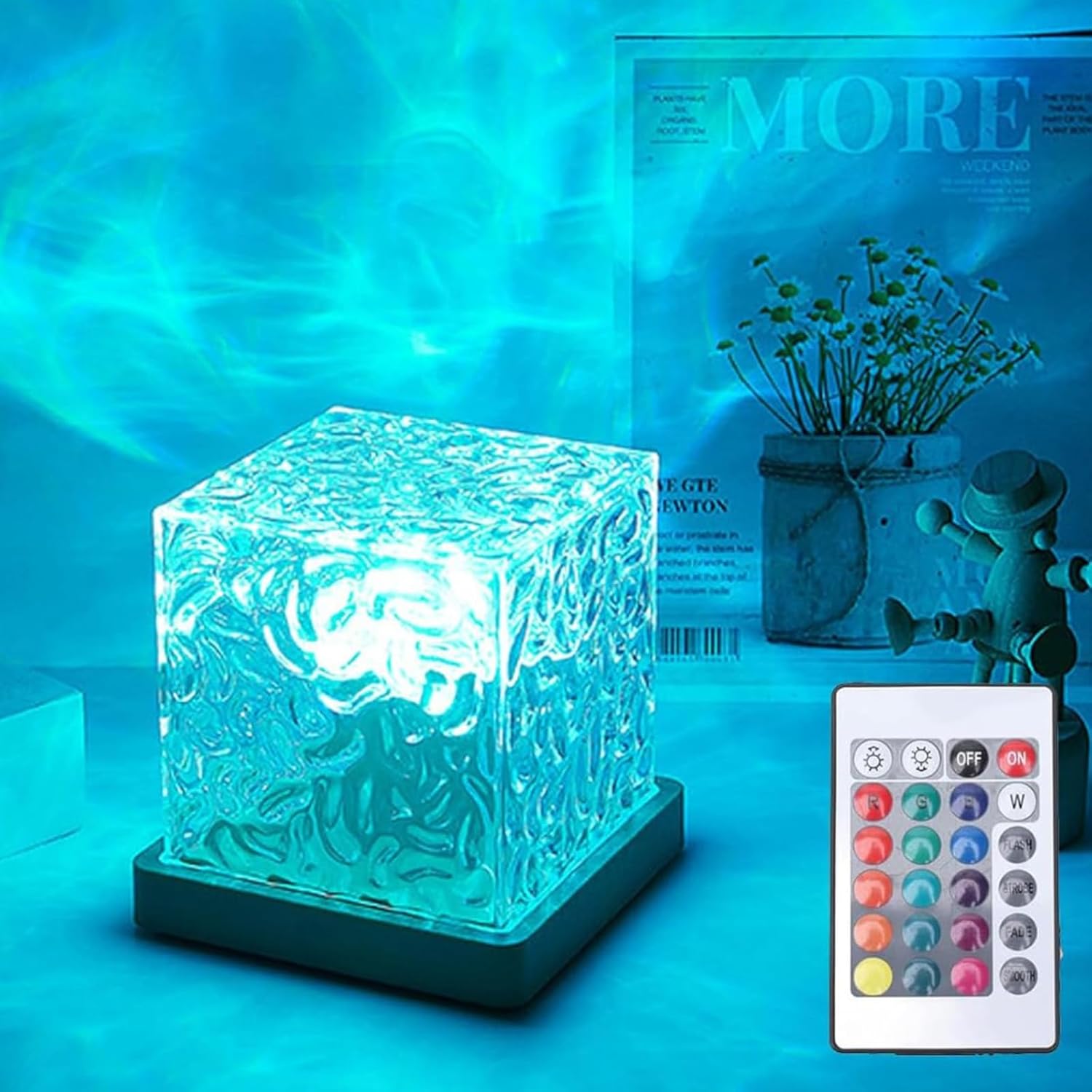 Ocean Wave Projector — 16 Colours, Remote, Water Ripple Effect