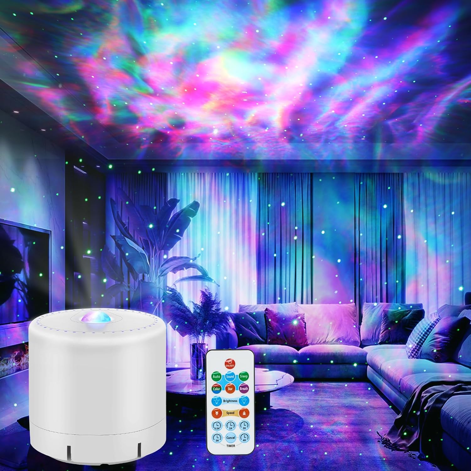 Galaxy Projector with Timer and Remote